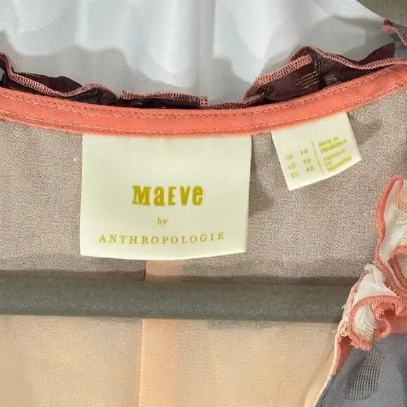 Anthropologie Fantasia Metallic Clip Dot Tank Black Sleeveless Sparkle Top 10 - Picture 6 of 7